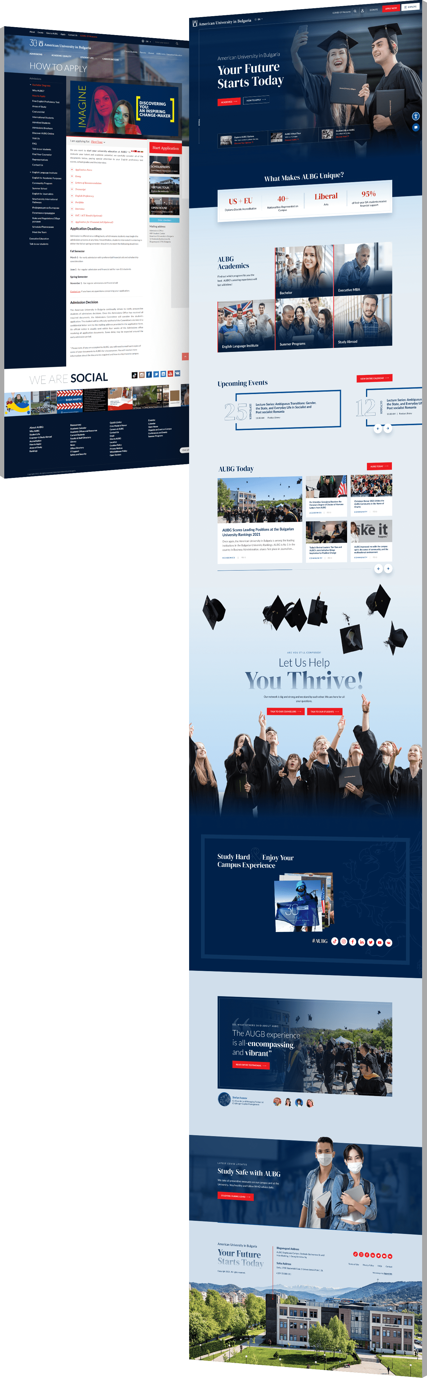 web design company custom website AUBG