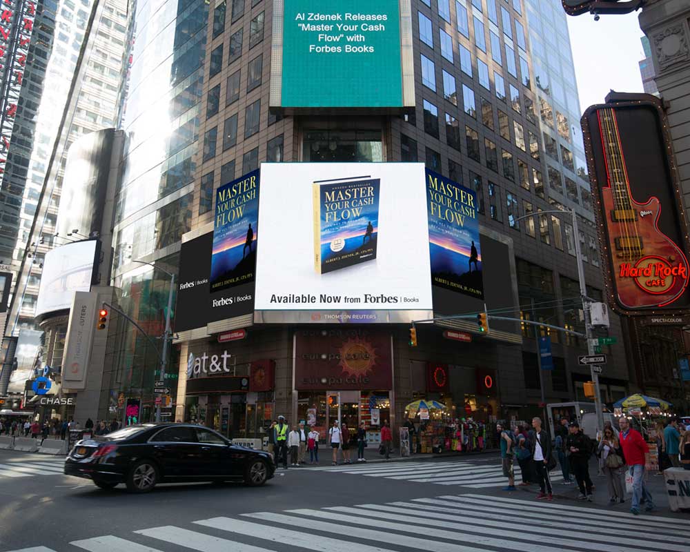 Times Square Book Launch for Al Zdenek