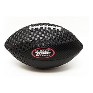 fun gripper Grip Zone (New) 10.5 in Junior Ages 9-12 (10.5" X 6") Black Carbon Fiber Composite Material Design and Tacky Grip Soft Mesh Football, Black & Gray by: Saturnian I P.E. Supplier : Sports & Outdoors