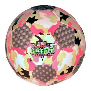fun gripper 8.0 Camo Soccer Ball Size (4) (Pink) by: Saturnian I : Sports & Outdoors