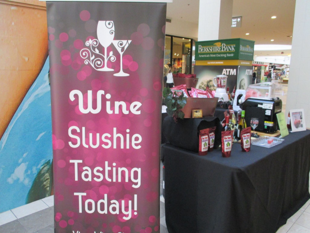 picture of Vino Slush Wine Slushie Mix on display table